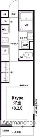 【千葉市中央区道場南のアパートの間取り】