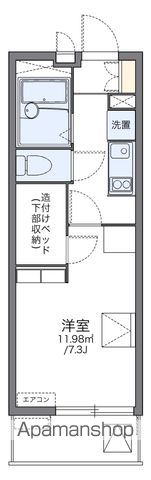 レオパレスラ ピアンタ都立家政の間取り写真