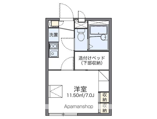 レオパレス常盤町の間取り写真