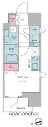 レジディア大森Ⅱ[1R/21.27m2]の間取図