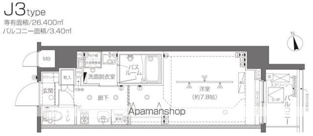 ZOOM大塚の間取り写真