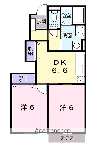 ルミエール参番館の間取り写真
