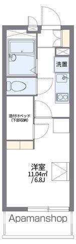 レオパレスＥＡＳＴＦＩＥＬＤⅡの間取り