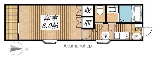 【立川市柴崎町のマンションの間取り】