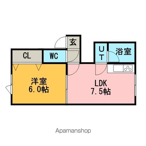 シャトージェミニ北広島の間取り写真