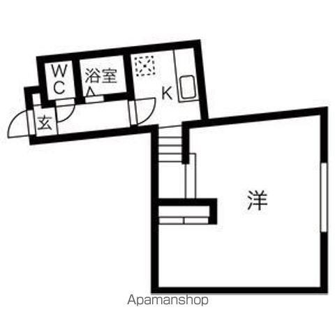 ビッグバーンズマンション水車町の間取り写真