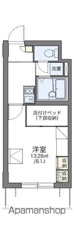 レオパレス光の間取り写真