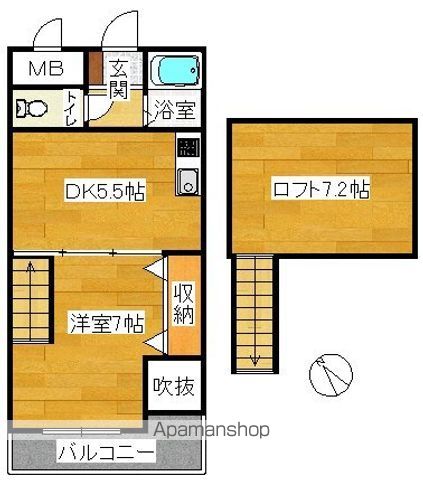 サンコート住吉の間取り写真