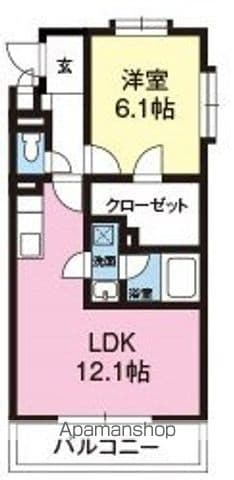 クロワッサンの間取り写真