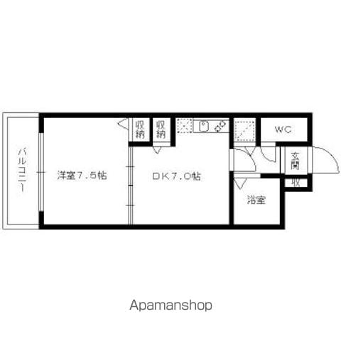 【福岡市中央区草香江のマンションの間取り】