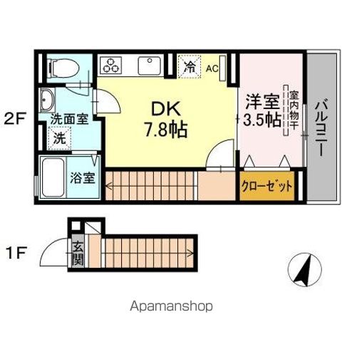 エクセリア高島平Ⅰの間取り