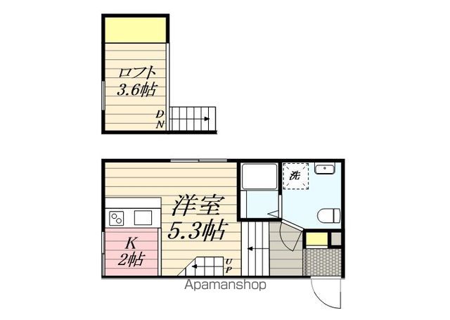 コポリフラット C ｜ 千葉県船橋市習志野台４丁目65-1（賃貸アパート1R・1階・21.18㎡） その2