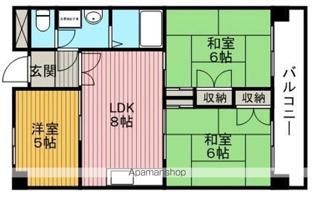 第2ユーロハイツ東豊中の間取り写真