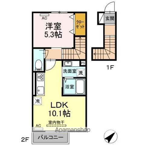ガーデンリバーハイツ御領の間取り写真