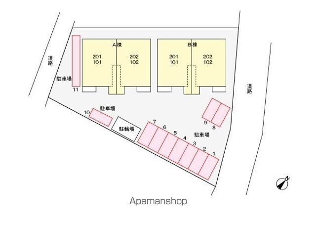 アンソレイエみずき　Ｂ 202 ｜ 愛媛県大洲市柚木1056-11（賃貸アパート2LDK・2階・64.97㎡） その28