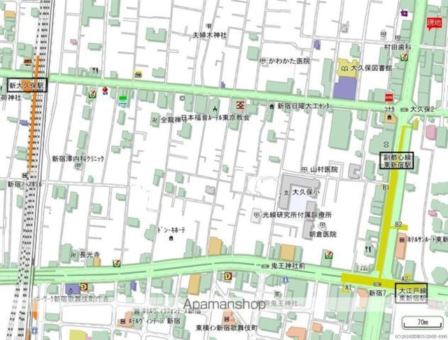 東京都新宿区大久保２丁目[1K/23.6m2]のその他内装