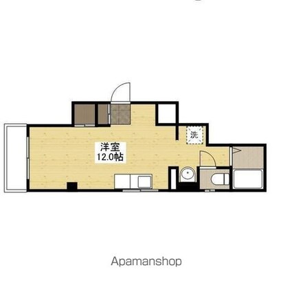 デミハウス[1R/29m2]の間取図