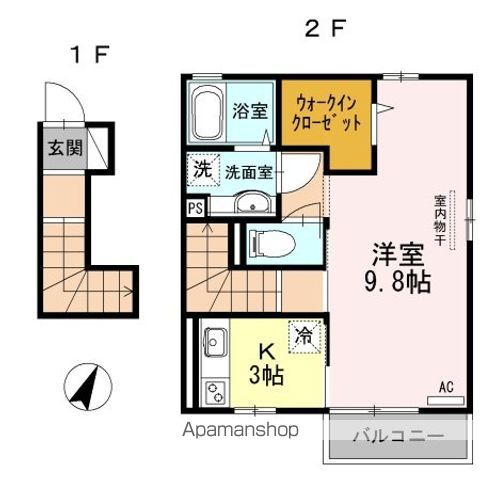 エスポワールの間取り写真