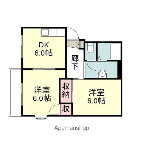 グリーンヒル清水の間取り写真