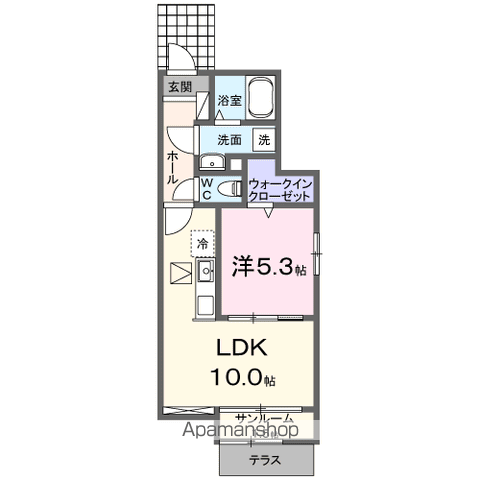 【カーサ　アリビオの間取り】