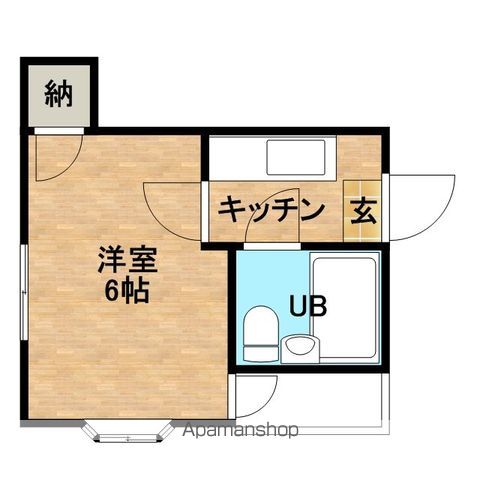スカイコート永吉の間取り写真