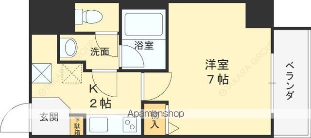 ディア西宮ステーションフロントの間取り写真