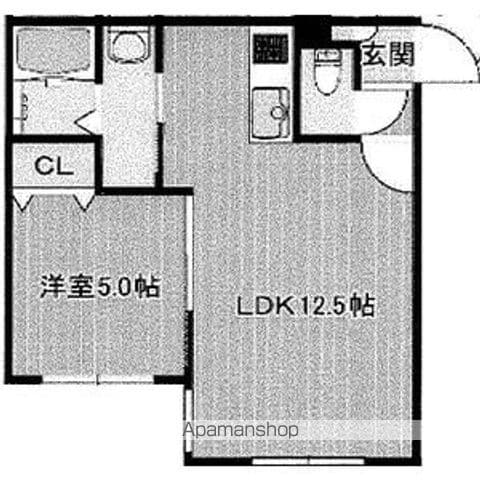 クラリス西町北の間取り写真