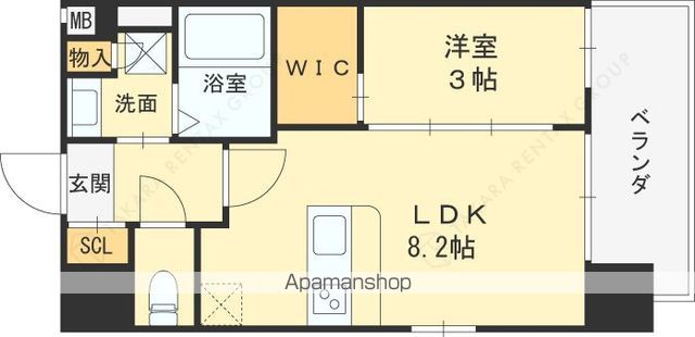 LUXE新大阪VIの間取り写真