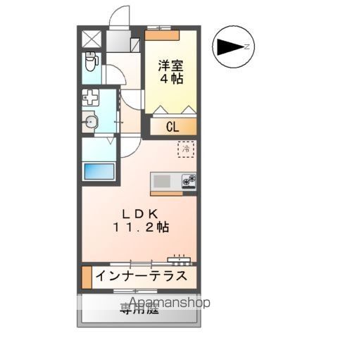 ユースハイムの間取り写真