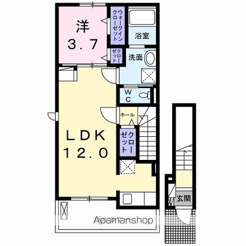MIYANOMARU・東の間取り写真