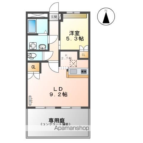 【ファインコート北野Ⅰの間取り】