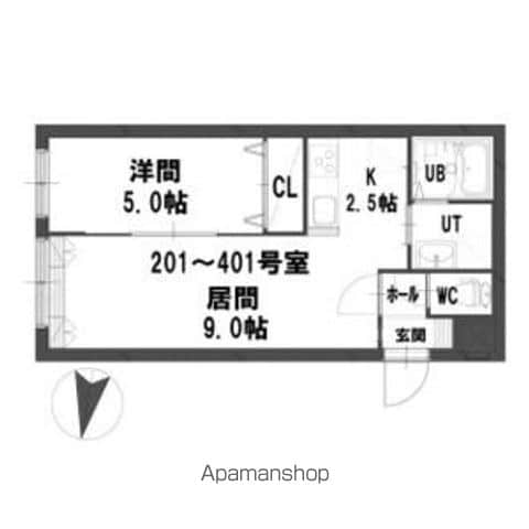 グランメール北11条の間取り写真