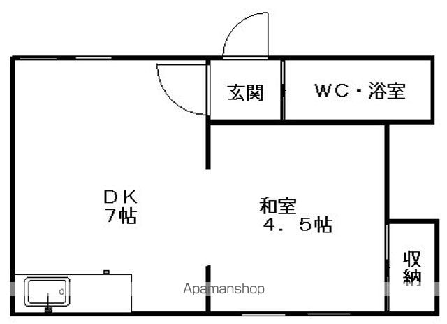 南郷ハイツの間取り写真