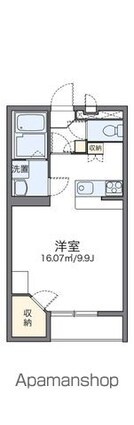 レオパレスソリチュード[1K/31.05m2]の間取図