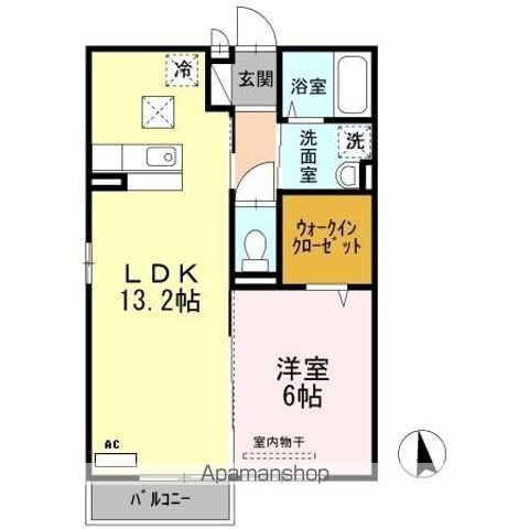 ル アンブル Aの間取り写真