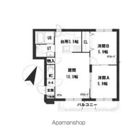 グランメール2・4の間取り写真
