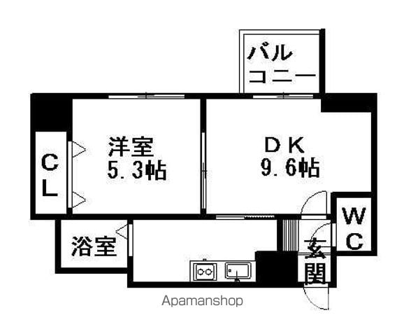 レジディア桑園の間取り写真