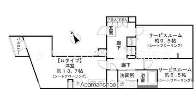 アイディ西馬込12の間取り写真