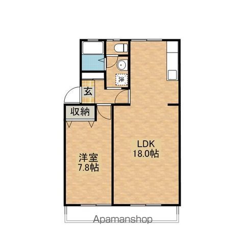 マンションカメリアIの間取り写真