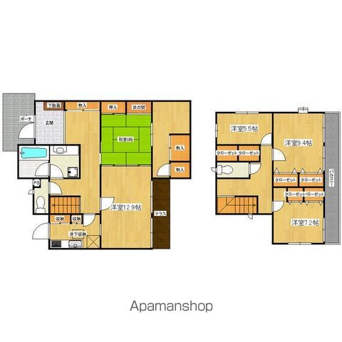 【美和台１丁目戸建の間取り】