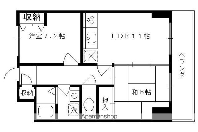 メゾン桂川の間取り写真