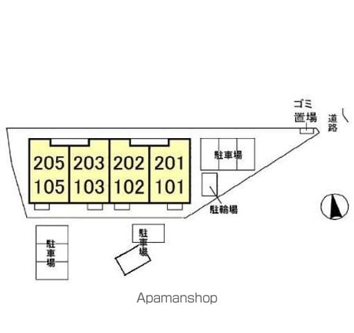 【船橋市前貝塚町のアパートの写真】