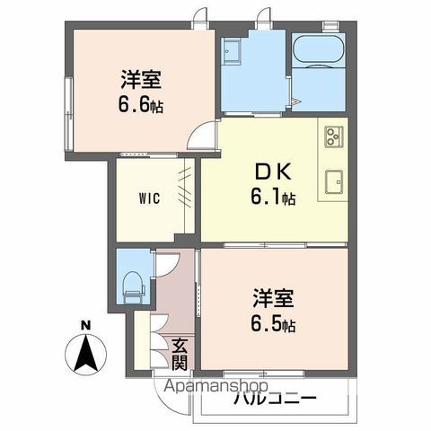シャーメゾン高岡の間取り写真