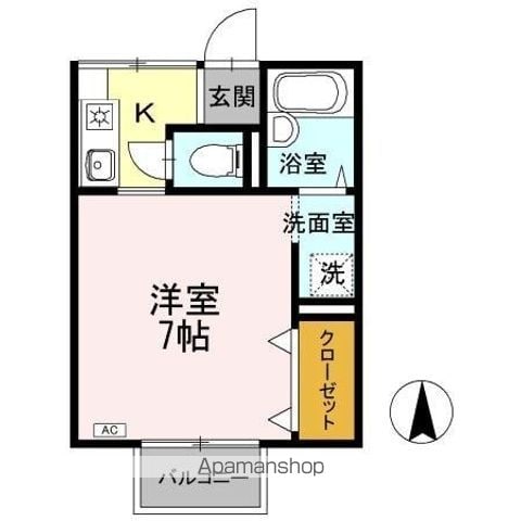 ルミエールシンコウの間取り写真