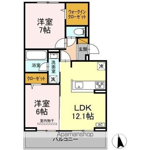 ヴィレオの間取り写真