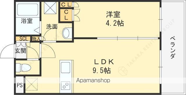 ブリージェ夙川南郷の間取り写真