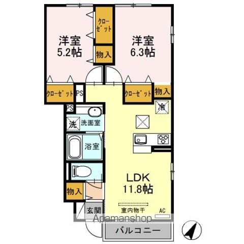 セリシールの間取り写真