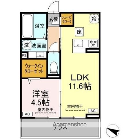 GRAND DーROOM育良町Nの間取り写真