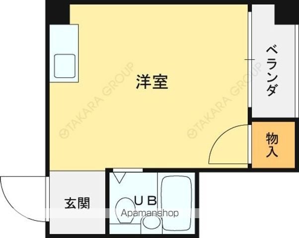 住地八坂マンションの間取り写真