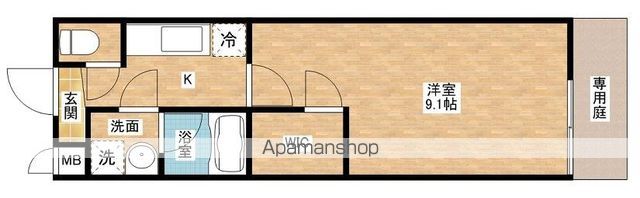 モンサント旭町の間取り写真